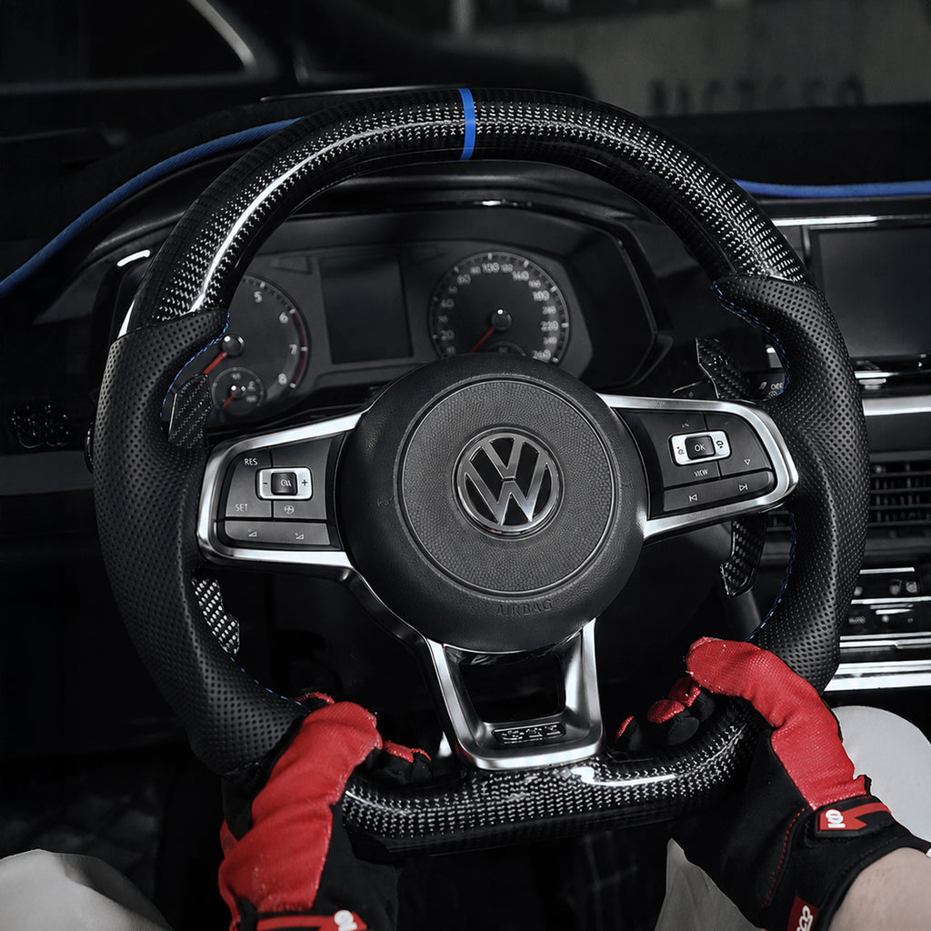Levas Magnéticas de Carbono Forjado - VW GOLF 7