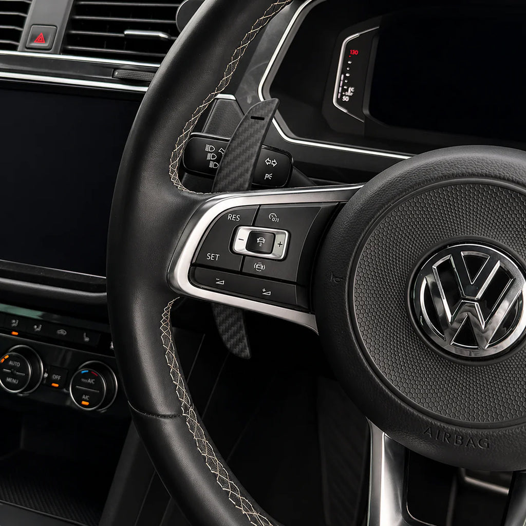 Levas Magnéticas Longas de Carbono - VW GOLF 7